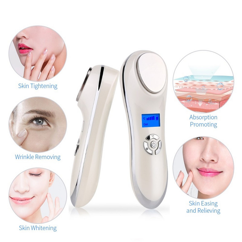 Hladan Vrući Masažer Vrući Hladni Masažer za lice Njega kože Oprema za uljepšavanje protiv starenja Mašina za uljepšavanje lica Mašina za lice