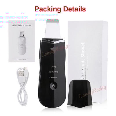 Električni dubinski čistač lica Ultrazvučno uklanjanje mitesera EMS piling kože Nutrition Import Lopata za podizanje lica za učvršćivanje lica