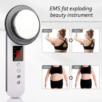 3 σε 1 Ultrasonic Cavitation EMS Facial Body Slim Machine Massager Cellulite Lose Weight Lipo Fat Burner Συσφιγκτικό Μηχάνημα ομορφιάς