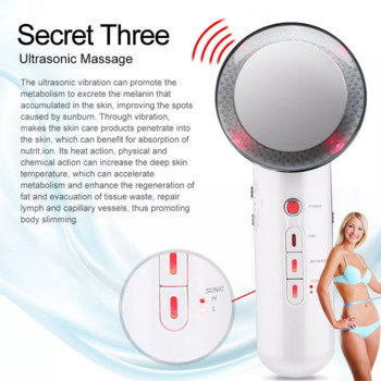 Υπέρυθρες UltrasonicTherapy EMS Massage Beauty Face Body Αντιρυτιδικό Απώλεια βάρους Κυτταρίτιδα Facial Slimming Mini Machine