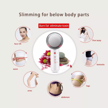 Υπέρυθρες UltrasonicTherapy EMS Massage Beauty Face Body Αντιρυτιδικό Απώλεια βάρους Κυτταρίτιδα Facial Slimming Mini Machine