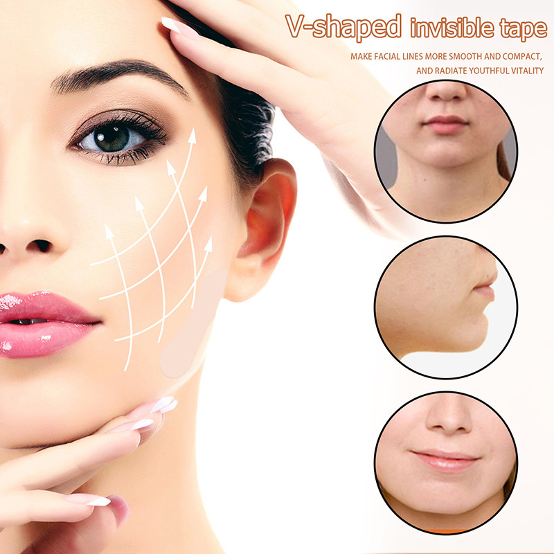 Face Lift Nevidljivi Face Lifting Patch Lifting Facial Stretch Chin Tanji Face Naljepnice Face Lift Traka Alati za njegu lica za žene