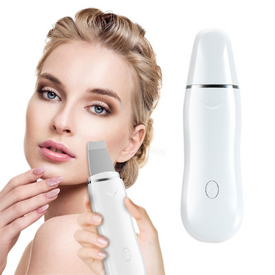 Ultrasonic Face Skin Scrubber Skin Shoveling EMS Micro-current Ion Import Facial Skin Lift Pore Clean Face Peeling Beauty Tool