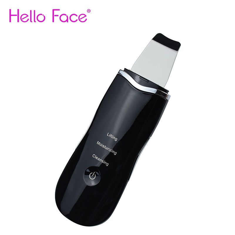 Ultrahangos bőrradír Arc spatula akne mitesszer eltávolító Beauty arcmasszírozó kihúzó hámlasztó pórustisztító eszközök