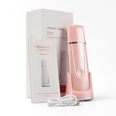 EMS ultrahangos bőrradír Arc mélytisztító peeling gép Távolítsa el a mitesszer akne hámlás lapát pórustisztító készülék