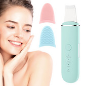 Ultrahangos bőrradír vibrációs arc spatula mitesszer eltávolító arcradír lapát Tiszta kavitációs peeling arc lifting
