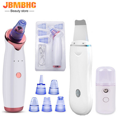Scrubber cu ultrasunete pentru piele, mașină de curățare profundă a feței, lopată de peeling, curățător de pori faciali, mașină de lifting facial, pentru îndepărtarea punctelor negre