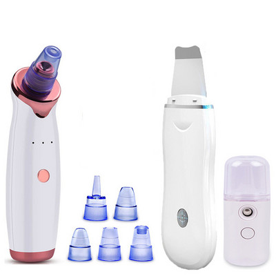 Ultrahangos bőrradír mély arctisztító gép peeling lapát arc pórustisztító arc lifting gép mitesszer eltávolító