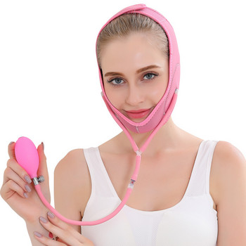 Φουσκωτό Face Slimming Band Air Press Lift Up Belt Face-Lift Mask Massager V-Line Cheek Chin Ζώνη Αδυνατίσματος Face Shaper Επίδεσμος