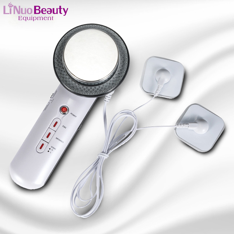 Nešiojamas ultragarsinis kavitacijos aparatas 3 viename EMS elektrinis kūno plonos odos masažas riebalų deginimo infraraudonųjų spindulių terapija ultragarsu