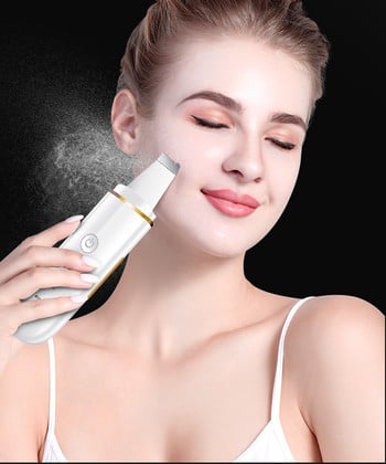 Fieezoe Beauty Face Cleaner Ultrasonic Skin Scrubber Plug USB Remover Blackhead Facial Massager Περιποίηση δέρματος ακμής Peeling Cavitation