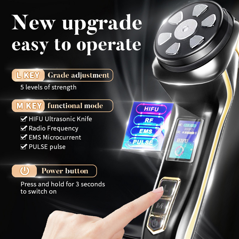 Profesionali HIFU veido priežiūros terapijos didelio intensyvumo fokusuota ultragarso mini HIFU mašina, skirta kūno ir veido priežiūros grožio priemonėms