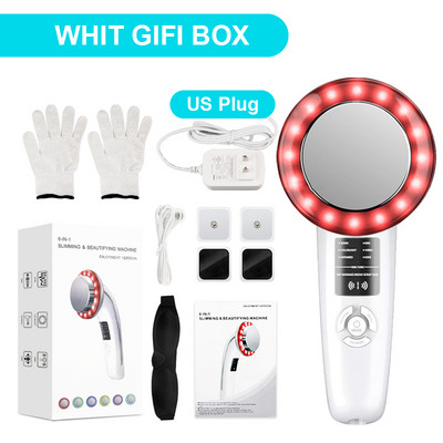 6 viename ultragarsinės kavitacijos EMS liekninamasis masažuoklis svorio metimui svorio metimo infraraudonųjų spindulių terapijos grožio priemonė