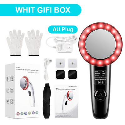 6 viename ultragarsinės kavitacijos EMS liekninamasis masažuoklis svorio metimui svorio metimo infraraudonųjų spindulių terapijos grožio priemonė