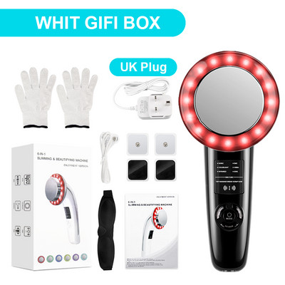 6 viename ultragarsinės kavitacijos EMS liekninamasis masažuoklis svorio metimui svorio metimo infraraudonųjų spindulių terapijos grožio priemonė