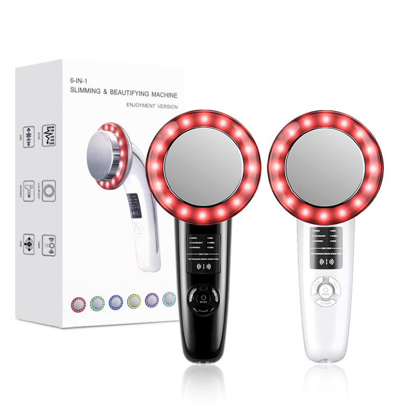 6 viename ultragarsinės kavitacijos EMS liekninamasis masažuoklis svorio metimui svorio metimo infraraudonųjų spindulių terapijos grožio priemonė