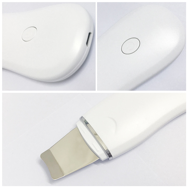 Красота Ултразвуков почистващ масажор за лице Нос Дълбоко почистване Премахване на черни точки Скрубер за кожа Ексфолиращ пилинг Грижа за лицето