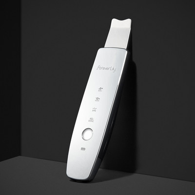6 în 1 EMS Scrubber cu ultrasunete pentru piele ION LED Photon Masaj de ridicare a pielii Spatulă pentru față Dispozitiv de îndepărtare a punctelor negre Curățare profundă a feței