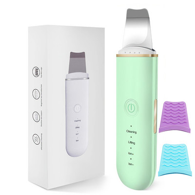 Ultrazvučni piling kože lica Vibraciona lopatica Sredstvo za uklanjanje mitesera Piling lica Lopata Očisti kavitacijski piling Ljepota lica