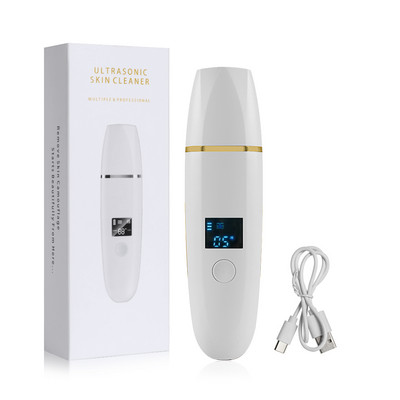 Ultrahangos bőrradír peeling lapát mitesszer akne eltávolító pórus spatula ultrahangos arctisztító arc lift Z9