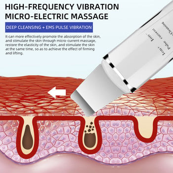 Професионален ултразвуков скрубер за кожата на лицето Дълбоко почистване Импулсно почистване Износ на черни точки Хранене Въведение
