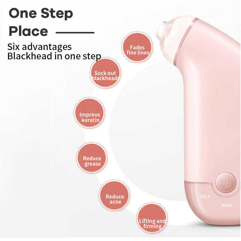 Odstranjivač mitesera Vakuum Akne Prištić Crna mrlja Usisni instrument Čistač Električni Beauty Piling za pore Njega kože