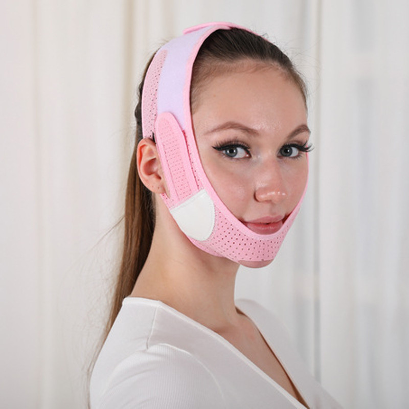 Face Chin Cheek Lift Up karcsúsító karcsú maszk Ultravékony övpántos pánt női dupla álla bőrének csökkentése Arcmasszírozó bőrápolás