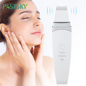 EMS ultrahangos bőrradír vibrációs arc spatula peeling lapát ion akne mitesszer eltávolító tiszta kavitációs arcmasszírozó