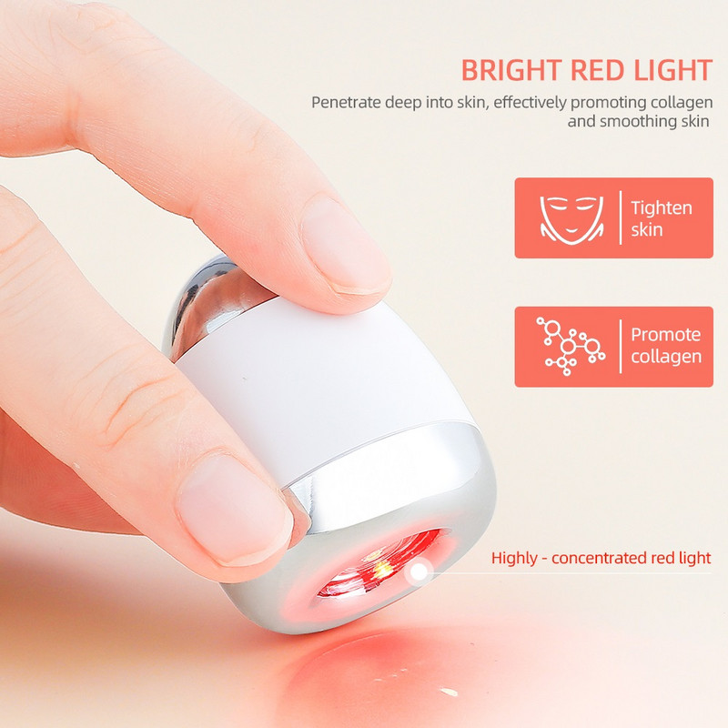 Mini infracrveni fotonski uređaj za pomlađivanje ljepote EMS Vibracijski masažer Masažer za podizanje kože lica protiv bora Masažer za zatezanje kože