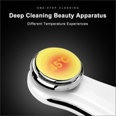 RZ Mini Rejuvenation Beauty Massager arcfeszesítő töltés forró kompressziós esszencia ránctalanító mélytisztító bőr szépségápoló eszköz