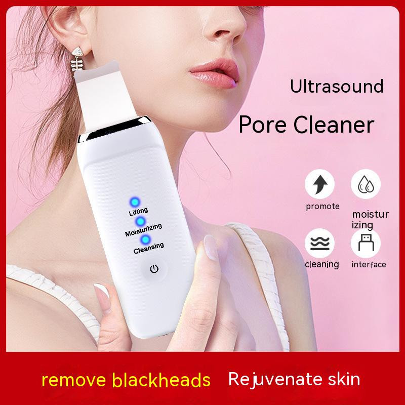 Ultragarsinis odos šveitiklis Indukcinis terapinis instrumentas, valantis poras, spuogų valiklis Negyvos odos veido valiklis