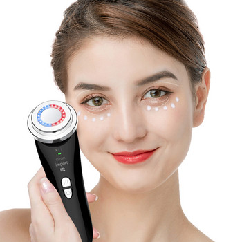 Електрически инструмент за красота LED фотонна нагревателна терапия Устройство за грижа за кожата на лицето Устройство за повдигане на лицето Стягащ масажор Машина за красота