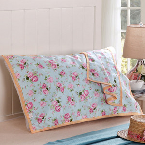 Kézzel szőtt régi durva vászon párnatörülköző tiszta pamutvászon nyomtatási párnatörölköző vastagított és kinagyított egyszemélyes