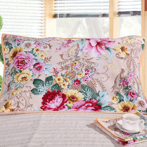 Kézzel szőtt régi durva vászon párnatörülköző tiszta pamutvászon nyomtatási párnatörölköző vastagított és kinagyított egyszemélyes