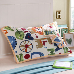 Kézzel szőtt régi durva vászon párnatörülköző tiszta pamutvászon nyomtatási párnatörölköző vastagított és kinagyított egyszemélyes