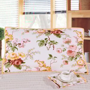 Kézzel szőtt régi durva vászon párnatörülköző tiszta pamutvászon nyomtatási párnatörölköző vastagított és kinagyított egyszemélyes