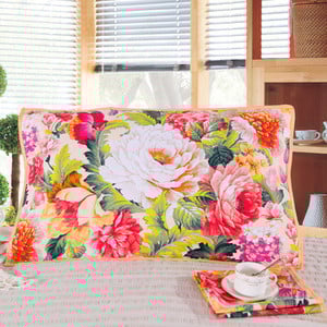 Kézzel szőtt régi durva vászon párnatörülköző tiszta pamutvászon nyomtatási párnatörölköző vastagított és kinagyított egyszemélyes