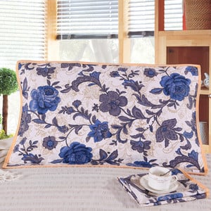 Kézzel szőtt régi durva vászon párnatörülköző tiszta pamutvászon nyomtatási párnatörölköző vastagított és kinagyított egyszemélyes