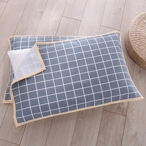 Kézzel szőtt régi durva vászon párnatörülköző tiszta pamutvászon nyomtatási párnatörölköző vastagított és kinagyított egyszemélyes