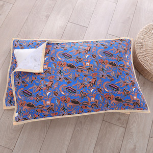 Kézzel szőtt régi durva vászon párnatörülköző tiszta pamutvászon nyomtatási párnatörölköző vastagított és kinagyított egyszemélyes