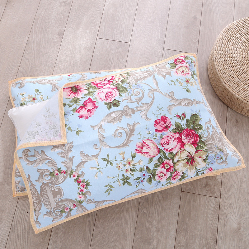 Kézzel szőtt régi durva vászon párnatörülköző tiszta pamutvászon nyomtatási párnatörölköző vastagított és kinagyított egyszemélyes