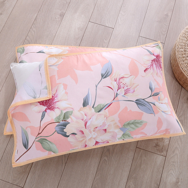 Kézzel szőtt régi durva vászon párnatörülköző tiszta pamutvászon nyomtatási párnatörölköző vastagított és kinagyított egyszemélyes