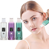 Ultrahangos bőrradír Bőr Mélytisztító Pórustisztító Peeling Arc Arc Spatula Hámlasztó EMS Face Lift Eszközök Bőrápolás