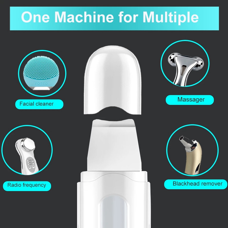 Ultrazvučni čistač kože Sredstvo za uklanjanje mitesera Stroj za dubinsko čišćenje lica Lopata za guljenje Uklanjanje crnih točkica Čistač pora na licu