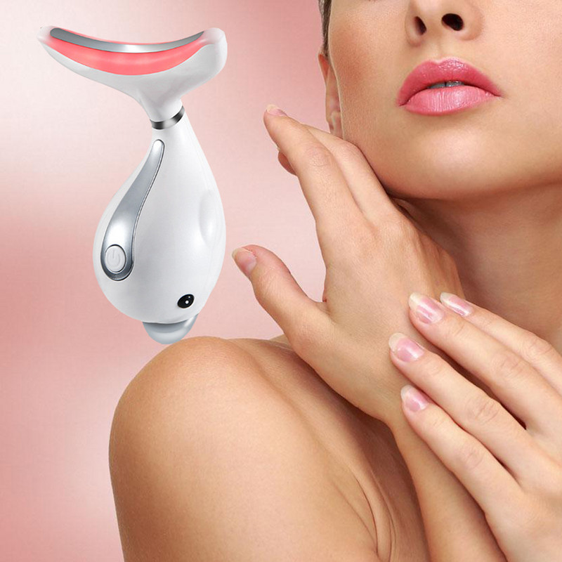 Uređaj za uljepšavanje lica u obliku dupina 3 boje LED Photon Therapy Skin Tighten Reduce Double Chin Anti Wrinkle Remove Skin Care Alat