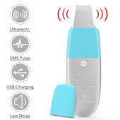 Youmay Skin Scrubber Vibrációs Arc Spatula Mitesszer eltávolító Arcradír Lapát Clean Kavitációs Peeling Arc lifting