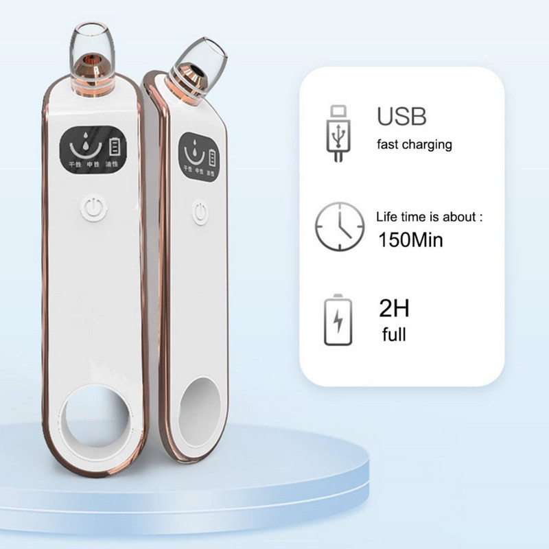 Inkštirų šalinimo priemonė veido giliųjų porų valymas spuogų šalinimas vakuuminiu siurbimu veido SPA deimantinės odos priežiūros grožio priemonė