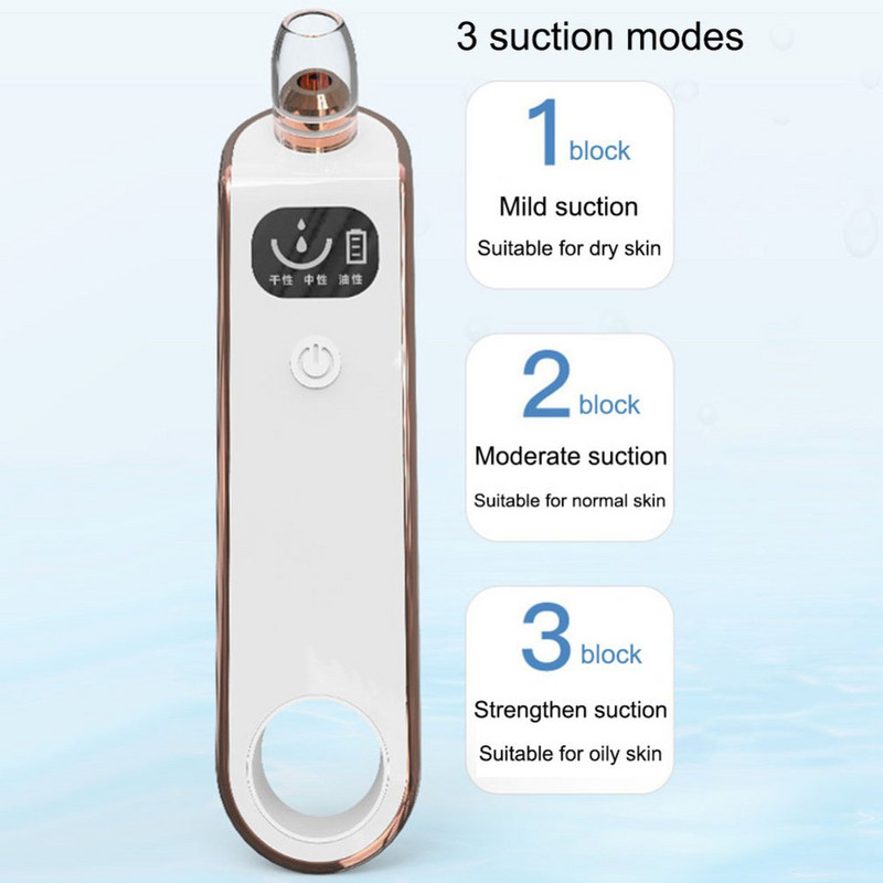 Inkštirų šalinimo priemonė veido giliųjų porų valymas spuogų šalinimas vakuuminiu siurbimu veido SPA deimantinės odos priežiūros grožio priemonė