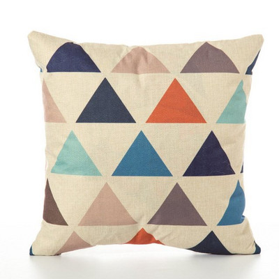 45x45 cm vászon párna párna egyedi skandináv stílusú vászon párnahuzat Otthoni irodai geometriai absztrakt párnahuzat