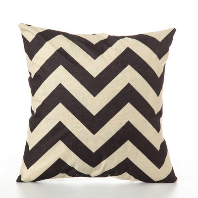 45x45 cm vászon párna párna egyedi skandináv stílusú vászon párnahuzat Otthoni irodai geometriai absztrakt párnahuzat